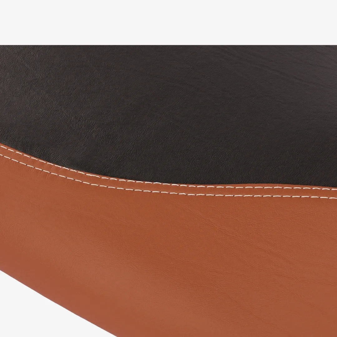 Ola S1,S1 Pro, S1 Air & Ola S1 Air : Dual Color Artificial Leather Seat Cover (Tan + Black color)