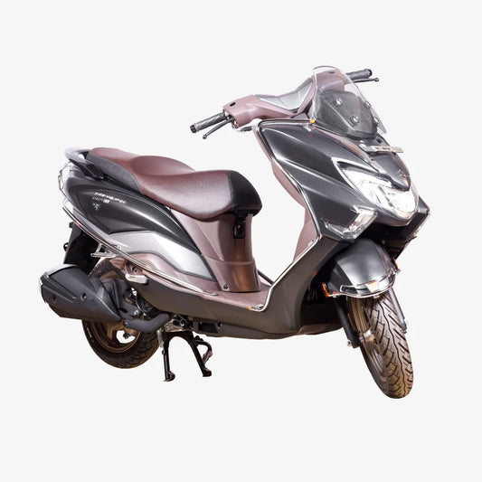 Suzuki Burgman Steel Safety Guard Full Set | Rear Guard, Front Guards & Mudguard with Free Seat Cover & 3D Floor Mats