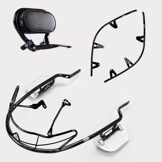Ola S1 and S1 Pro Combo Accessories Kit 1: Foldable Footrest, Buddy Step & Backrest