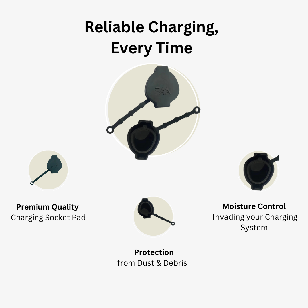 Ola S1, S1 Pro, S1 Air, S1 X & S1 X+ Charger Socket Cap - Dust and Water Cover