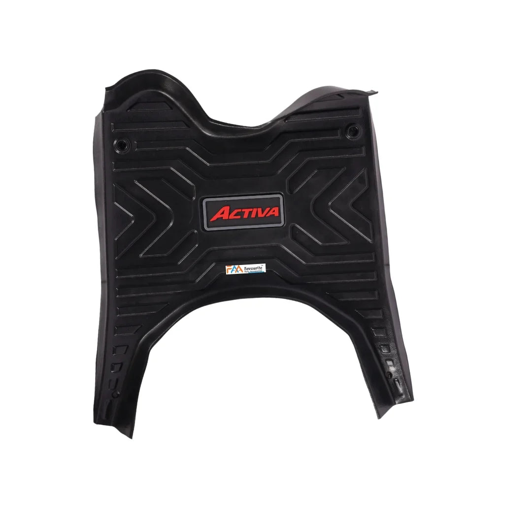 Premium 7D PVC Floor Mat for Activa 6G – Anti-Slip, Waterproof & Heavy-Duty Protection (Black)