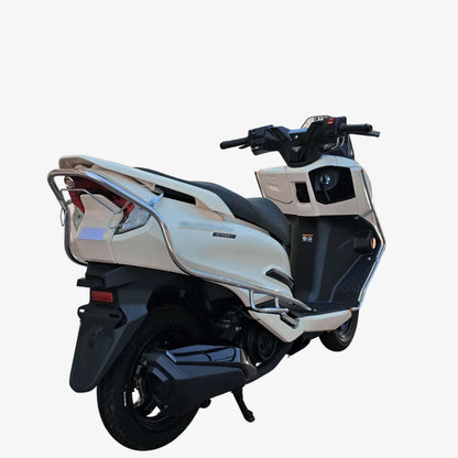 Steel Safety Guard Full Set for Suzuki Burgman Street 125 (2026) | Rear Guard, Front Guards with Grill & Mudguard
