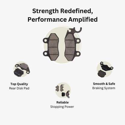 Ola S1, S1 Pro and S1 Pro (Gen 1 & 2nd Gen & 3nd Gen) Full Set Disc Pad (Front + Rear)