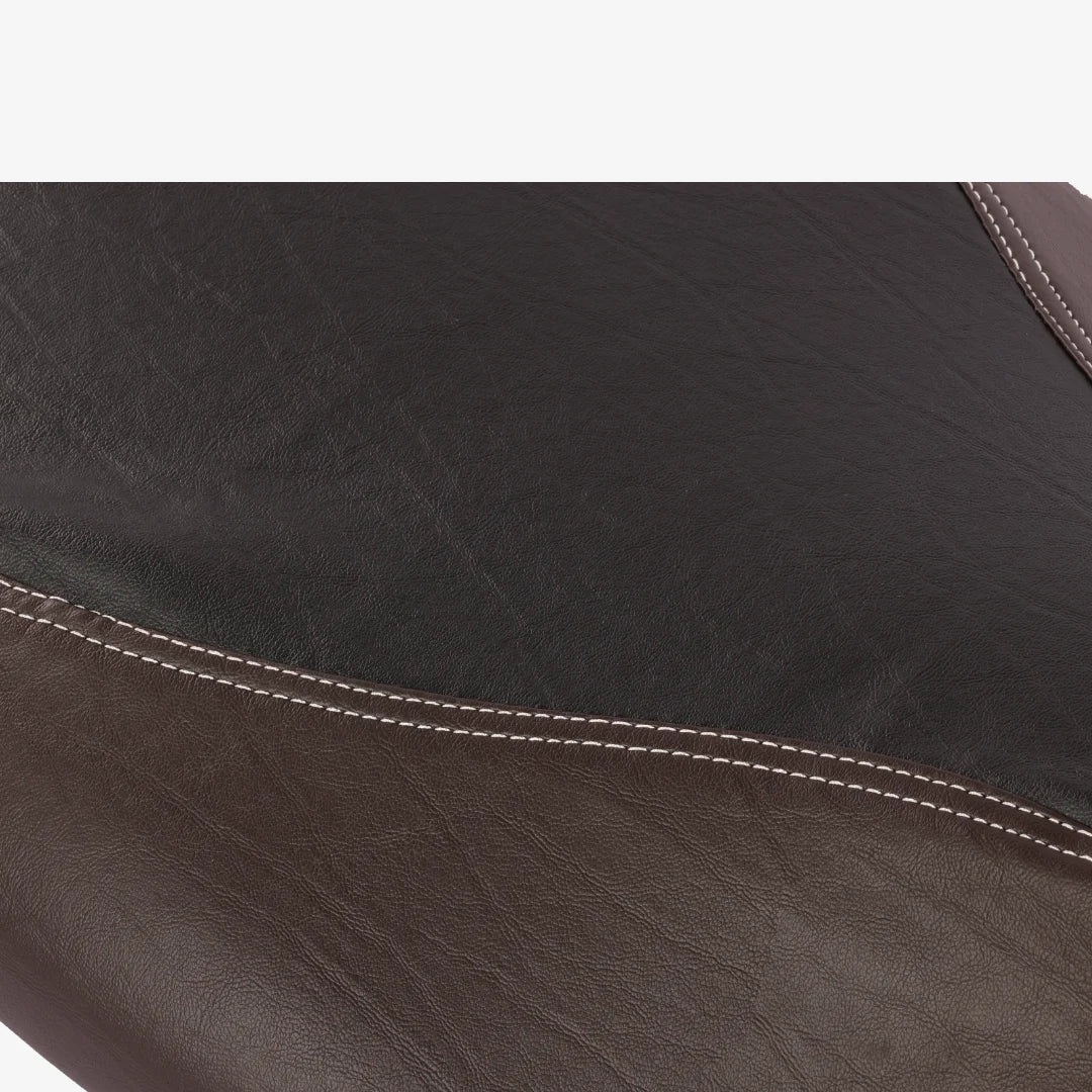 Ola S1,S1 Pro, S1 Air ,S1 X Plus & Ola S1 Air : Dual Color Artificial Leather Seat Cover (Brown + Black color)