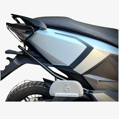 Simple One & Simple Dot Black Safety Guard Set (Front Guard, Rear Guard & Mud Guard) with Free Seat Cover, Grip Cover & Charger Socket Cap