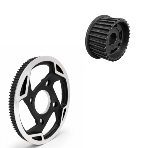 Revolt RV400 Front Pulley Set - Motor Side Drive Pulley for Belt Drive