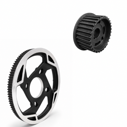Revolt RV400 Front Pulley Set - Motor Side Drive Pulley for Belt Drive