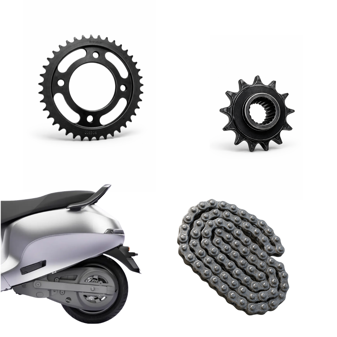 Ola S1 X & S1 X+ Gen 3 Chain Sprocket Kit - Complete Chain and Sprocket Set