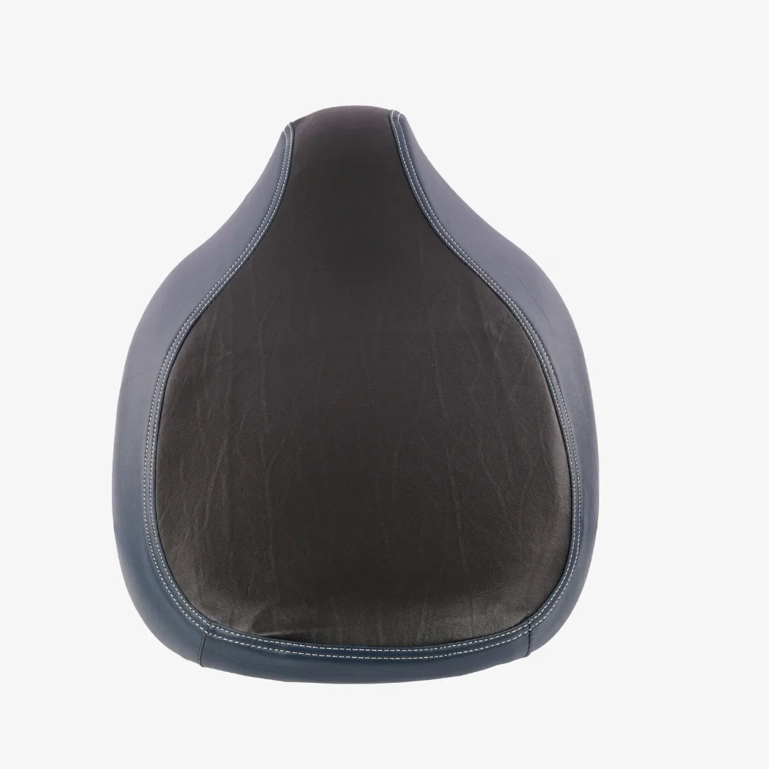 Ola S1,S1 Pro, S1 Air & Ola S1 Air : Dual Color Artificial  Leather Seat Cover (Blue+ Black color)