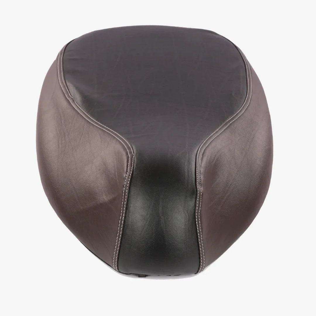 Ola S1,S1 Pro, S1 Air ,S1 X Plus & Ola S1 Air : Dual Color Artificial Leather Seat Cover (Brown + Black color)