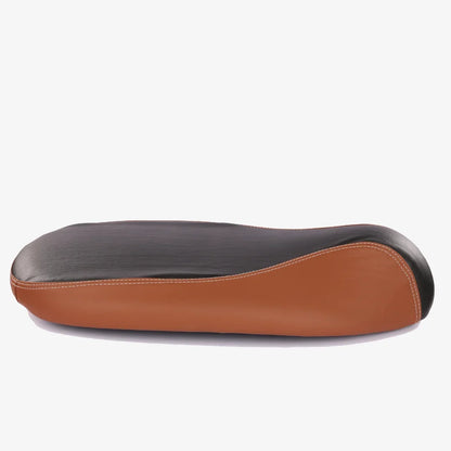 Ola S1,S1 Pro, S1 Air & Ola S1 Air : Dual Color Artificial  Leather Seat Cover (Tan + Black color)