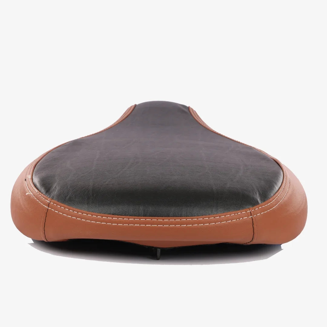 Ola S1,S1 Pro, S1 Air & Ola S1 Air : Dual Color Artificial  Leather Seat Cover (Tan + Black color)