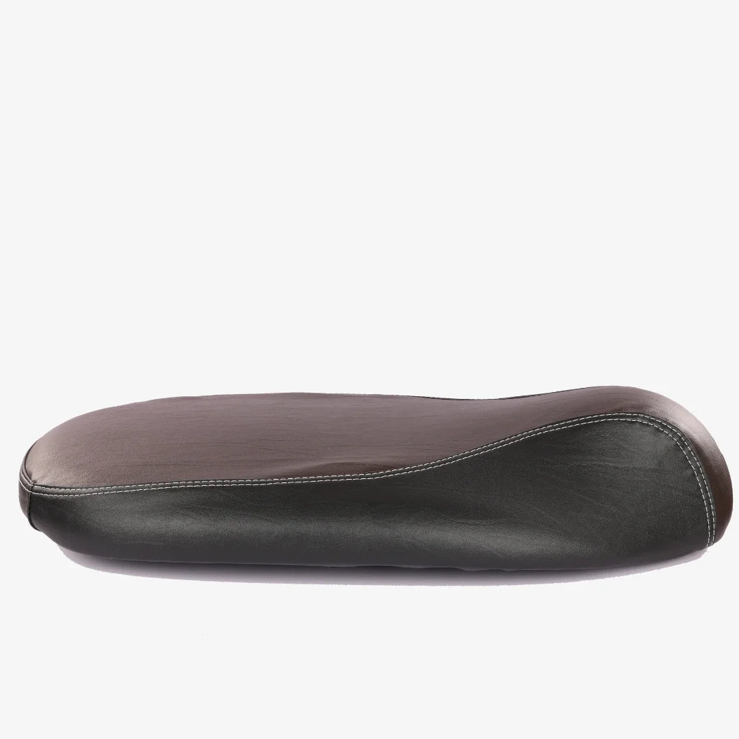Ola S1,S1 Pro, S1 Air & Ola S1 Air : Dual Color Artificial Leather Seat Cover (Brown + Black color)