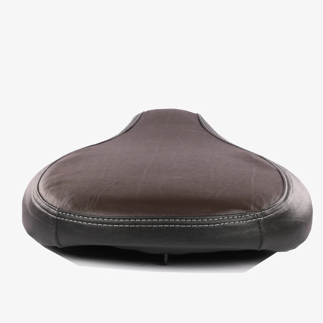 Ola S1,S1 Pro, S1 Air & Ola S1 Air : Dual Color Artificial Leather Seat Cover (Brown + Black color)