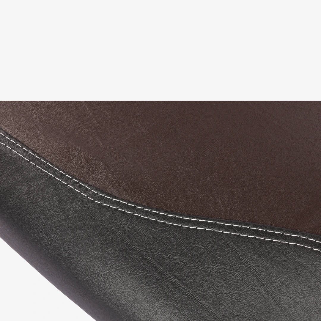 Ola S1,S1 Pro, S1 Air & Ola S1 Air : Dual Color Artificial Leather Seat Cover (Brown + Black color)