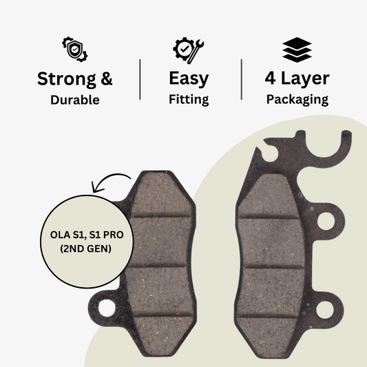 Ola S1, S1 Pro and S1 Pro (Gen 1 & 2nd Gen & 3nd Gen) Full Set Disc Pad (Front + Rear)