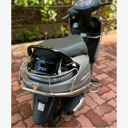 TVS Jupiter 110 Steel Crash Guard Set (2024 Model) | Front, Rear & Side Protection with Free Seat Cover & 3D Floor Mats