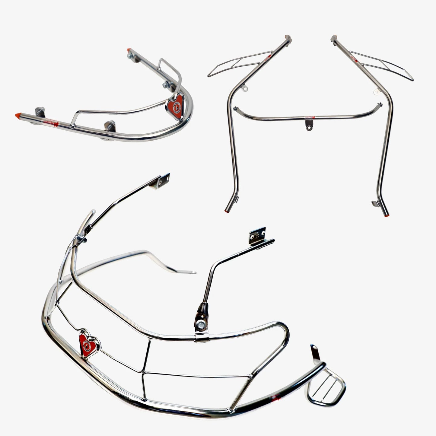 TVS Jupiter 110 Steel Crash Guard Set (2024 Model) | Front, Rear & Side Protection with Free Seat Cover & 3D Floor Mats