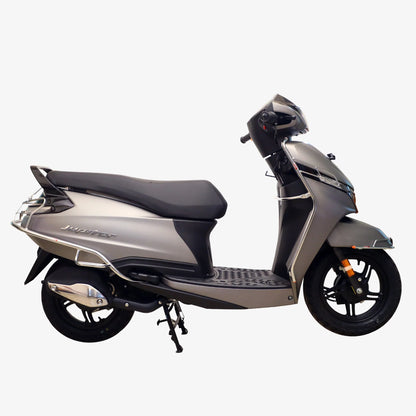TVS Jupiter 110 Steel Crash Guard Set (2024 Model) | Front, Rear & Side Protection with Free Seat Cover & 3D Floor Mats