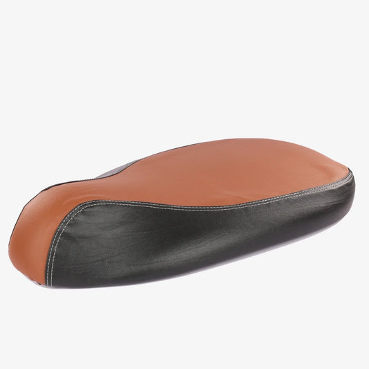 Ola S1,S1 Pro, S1 Air & Ola S1 Air : Dual Color Artificial Leather Seat Cover (Tan + Black color)