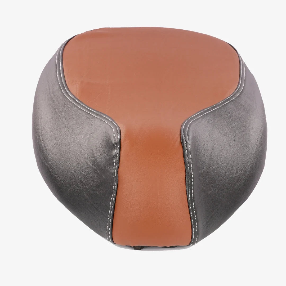 Ola S1,S1 Pro, S1 Air & Ola S1 Air : Dual Color Artificial  Leather Seat Cover (Tan + Black color)