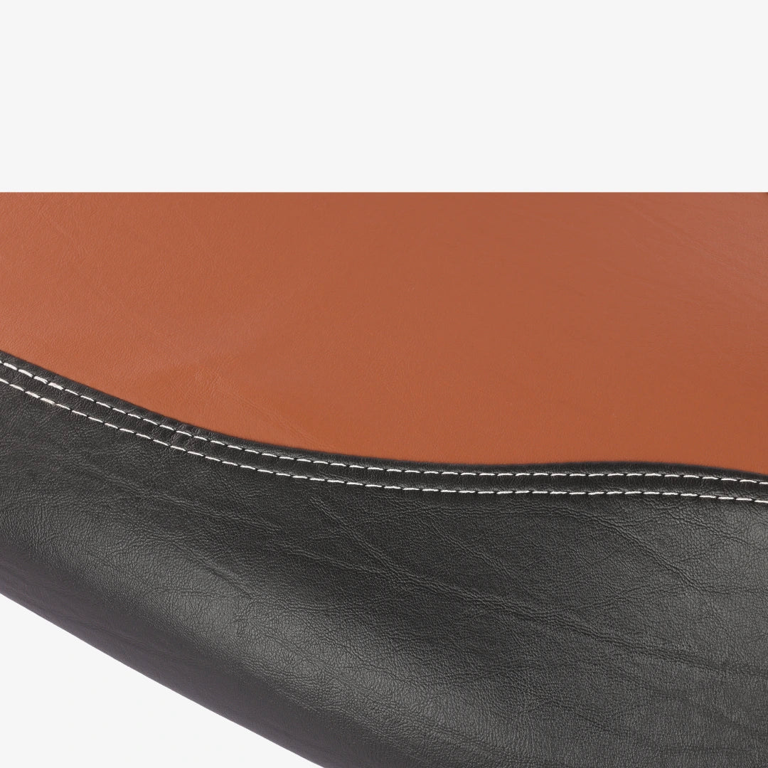 Ola S1,S1 Pro, S1 Air & Ola S1 Air : Dual Color Artificial  Leather Seat Cover (Tan + Black color)