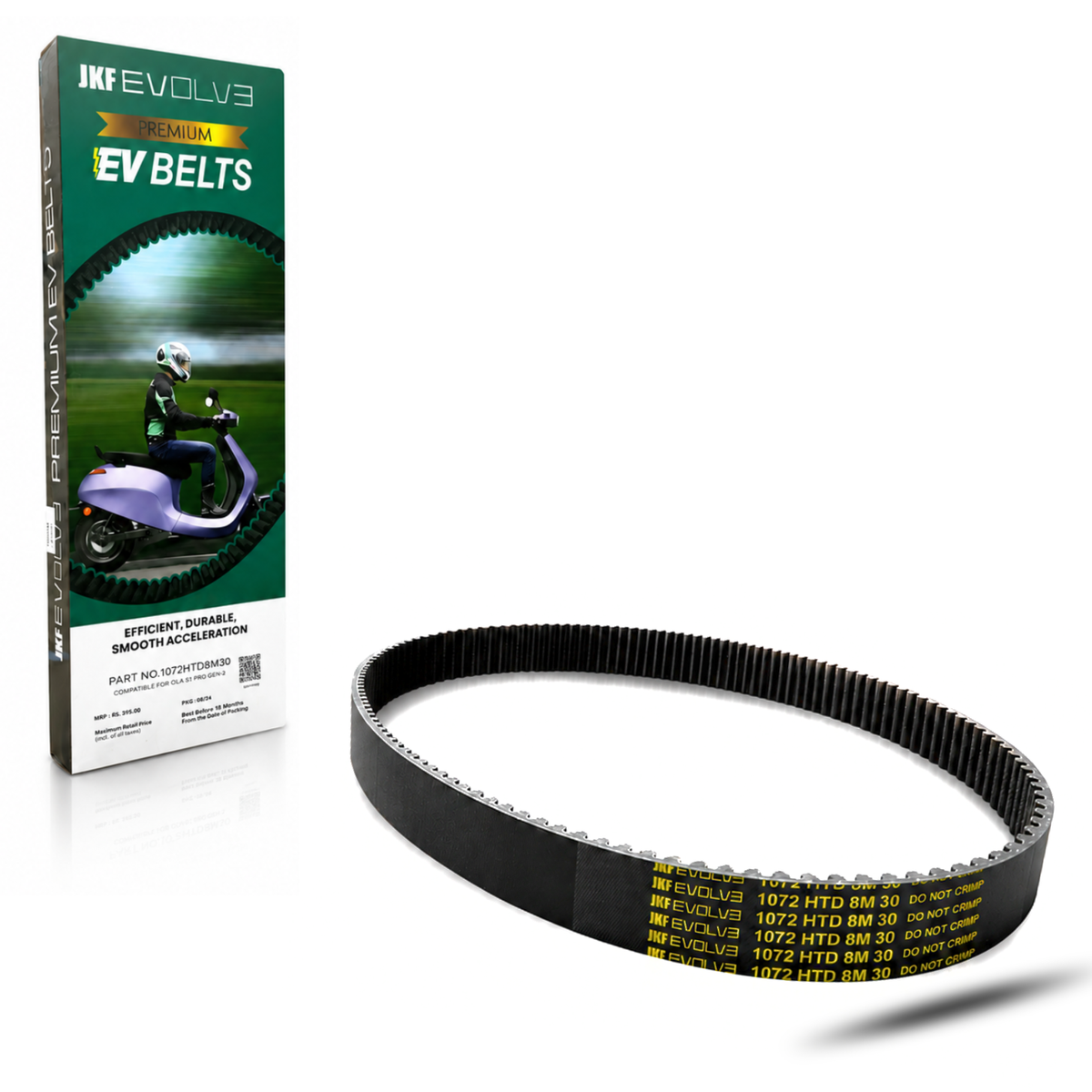 Ola S1 Pro Gen 2 Drive Belt - Heavy Duty Toothed Rubber Belt (JKF)